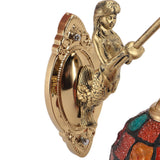 Turkish Wall Sconce Glass Iron 60W E27 E26 Hardwired Decorative Mosaic Wall Lamp for Living Room Bedroom In Australia - Darrahopens