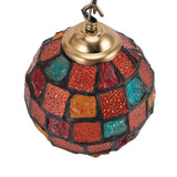 Turkish Wall Sconce Glass Iron 60W E27 E26 Hardwired Decorative Mosaic Wall Lamp for Living Room Bedroom