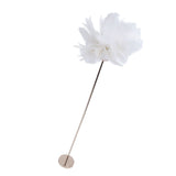 Ostrich Plume Floor Lamp Iron Art 61 Inch LED USB Stepless Dimmable Modern Decorative Standing Lamp for Bedside Living Room White