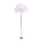 Ostrich Plume Floor Lamp Iron Art 61 Inch LED USB Stepless Dimmable Modern Decorative Standing Lamp for Bedside Living Room Pink In Australia - Darrahopens