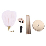 Ostrich Plume Floor Lamp Iron Art 61 Inch LED USB Stepless Dimmable Modern Decorative Standing Lamp for Bedside Living Room Pink In Australia - Darrahopens