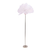 Ostrich Plume Floor Lamp Iron Art 61 Inch LED USB Stepless Dimmable Modern Decorative Standing Lamp for Bedside Living Room Pink