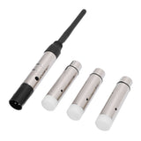 2.4G ISM 512 Wireless Transmitter Receiver 3 Pin Male Female 126 Channels Wireless 3 Receiver with 1 Transmitter for LED Stage Bar Party Light
