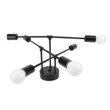 LED Flush Mount Ceiling Light Fixture Iron Art Modern 6 Light E26 Bulbs Chandelier for Bedroom Kitchen Office