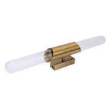 Wall Light Fixture Gold Brushed Metal Glass Lampshade Elegant Modern Wall Sconce with E26 Socket 100-240V