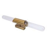 Wall Light Fixture Gold Brushed Metal Glass Lampshade Elegant Modern Wall Sconce with E26 Socket 100-240V