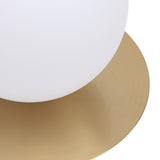 Modern Globe Sconce Indoor Wall Light Sconce for Living Room Bedroom Hallway G9 Bulb Compatible Milky White Glass Lampshade Gold Brushed Without Bulb In Australia - Darrahopens