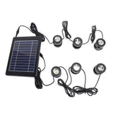 Solar Pond Spotlights 6 in 1 LED Solar Underwater Lights IP68 Water Resistant Submarine Landscape Spotlight for Fish Aquarium Tank Garden Warm White In Australia - Darrahopens