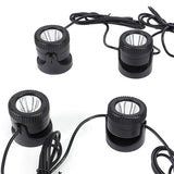 Solar Pond Spotlights 6 in 1 LED Solar Underwater Lights IP68 Water Resistant Submarine Landscape Spotlight for Fish Aquarium Tank Garden Warm White