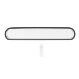 Modern LED Ceiling Lamp Dimmable Linear Flush Mount Light Fixture for Kitchen Office Bedroom Corridor