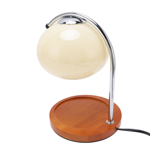 Candle Warmer Lamp Vintage Dimmer Switch Flameless with GU10 50W Bulb Wax Melting Light for Home Bedroom Beige In Australia - Darrahopens