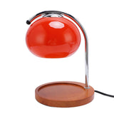 Candle Warmer Lamp Vintage Dimmer Switch Flameless with GU10 50W Bulb Wax Melting Light for Home Bedroom Orange