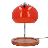 Candle Warmer Lamp with Timer Retro Solid Wood Glass Safe Warm Light Dimmable Electric Candle Lamp Warmer for Desktop Home Decoration Orange