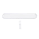 Modern LED Ceiling Light Dimmable Linear Ceiling Lamp Long Ceiling Light Fixture for Kitchen Office Bedroom Hallway White 19.7x5.9in In Australia - Darrahopens