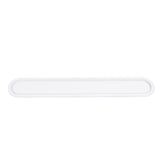 Modern LED Ceiling Light Dimmable Linear Ceiling Lamp Long Ceiling Light Fixture for Kitchen Office Bedroom Hallway White 19.7x5.9in