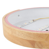 LED Ceiling Light Modern Round Dimming Indoor Flush Mount Lamp with Remote Controller for Bedroom Living Room Hallway
