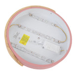 LED Ceiling Light Modern Round Dimming Indoor Flush Mount Lamp with Remote Controller for Bedroom Living Room Hallway