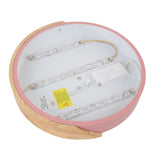 LED Ceiling Light Modern Round Dimming Indoor Flush Mount Lamp with Remote Controller for Bedroom Living Room Hallway