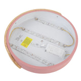 LED Ceiling Light Modern Round Dimming Indoor Flush Mount Lamp with Remote Controller for Bedroom Living Room Hallway