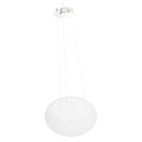 Pendant Light Round Milky White PC Lampshade LED Height Adjustable 3 Color Temperature Stepless Dimmable Modern Hanging Lamp for Kitchen Island