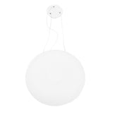 Pendant Light Round Milky White PC Lampshade LED Height Adjustable 3 Color Temperature Stepless Dimmable Modern Hanging Lamp for Kitchen Island