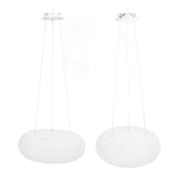 Pendant Light Round Milky White PC Lampshade LED Height Adjustable 3 Color Temperature Stepless Dimmable Modern Hanging Lamp for Kitchen Island