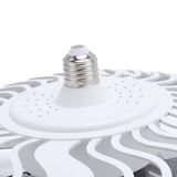 E26 E27 Ceiling Fan with Light Remote Flush Mount Socket Ceiling Fan Light Screw in LED Ceiling Fan Lamp for Bedroom Living Room Garage Kitchen