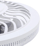 E26 E27 Ceiling Fan with Light Remote Flush Mount Socket Ceiling Fan Light Screw in LED Ceiling Fan Lamp for Bedroom Living Room Garage Kitchen