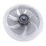 E26 E27 Ceiling Fan with Light Remote Flush Mount Socket Ceiling Fan Light Screw in LED Ceiling Fan Lamp for Bedroom Living Room Garage Kitchen