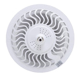 E26 E27 Ceiling Fan with Light Remote Flush Mount Socket Ceiling Fan Light Screw in LED Ceiling Fan Lamp for Bedroom Living Room Garage Kitchen