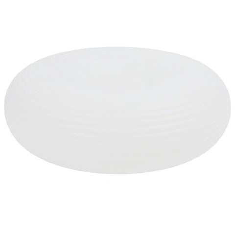 LED Flush Mount Ceiling Light Round Ceiling Lamp Creamy White Threaded Shape Lampshade for Living Room Dining Room Bedroom 35cm / 13.8in In Australia - Darrahopens