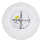 LED Flush Mount Ceiling Light Round Ceiling Lamp Creamy White Threaded Shape Lampshade for Living Room Dining Room Bedroom 35cm / 13.8in