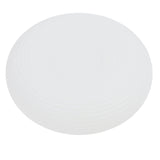 LED Flush Mount Ceiling Light Round Ceiling Lamp Creamy White Threaded Shape Lampshade for Living Room Dining Room Bedroom 35cm / 13.8in