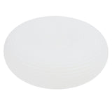 LED Flush Mount Ceiling Light Round Ceiling Lamp Creamy White Threaded Shape Lampshade for Living Room Dining Room Bedroom 35cm / 13.8in