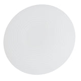 LED Flush Mount Ceiling Light Round Ceiling Lamp Creamy White Threaded Shape Lampshade for Living Room Dining Room Bedroom 35cm / 13.8in