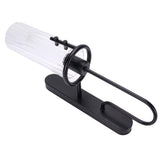 Black Wall Sconce Light Modern Indoor Wall Light Fixture with Clear Glass Shade for Dining Room Coffee Shop Hotel Bedroom Living Room Hallway