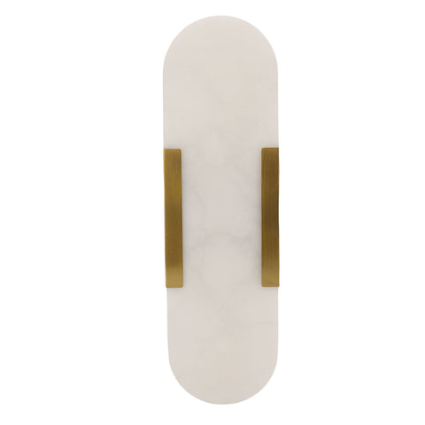 Marble Wall Lamp Modern Unique Patterns 3000k Warm Light Vanity Light for Dining Rooms Living Rooms Kitchens Hallways