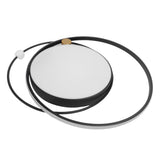 Modern LED Ceiling Light Dimmable Flush Mount Ceiling Lamp with Remote Control for Bedroom Living Room Dining Room Kitchen Black