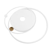 Modern LED Ceiling Light Dimmable Flush Mount Ceiling Lamp with Remote Control for Bedroom Living Room Dining Room Kitchen White