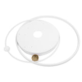 Modern LED Ceiling Light Dimmable Flush Mount Ceiling Lamp with Remote Control for Bedroom Living Room Dining Room Kitchen White