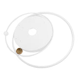 Modern LED Ceiling Light Dimmable Flush Mount Ceiling Lamp with Remote Control for Bedroom Living Room Dining Room Kitchen White
