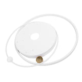 Modern LED Ceiling Light Dimmable Flush Mount Ceiling Lamp with Remote Control for Bedroom Living Room Dining Room Kitchen White