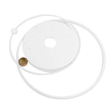 Modern LED Ceiling Light Dimmable Flush Mount Ceiling Lamp with Remote Control for Bedroom Living Room Dining Room Kitchen White