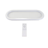 Ceiling Light Dimmable Modern LED Linear Ceiling Lamp with Remote Control for Kitchen Bedroom