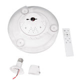E27 E26 Screw in Fan Light 3 Speed Adjustable Quiet Remote Control Foldable Blades Ceiling Fan with LED Light for Kitchen Bedroom In Australia - Darrahopens