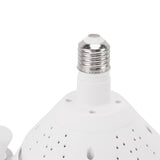 E27 E26 Screw in Fan Light 3 Speed Adjustable Quiet Remote Control Foldable Blades Ceiling Fan with LED Light for Kitchen Bedroom