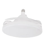 E27 E26 Screw in Fan Light 3 Speed Adjustable Quiet Remote Control Foldable Blades Ceiling Fan with LED Light for Kitchen Bedroom