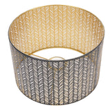 Metal Lampshade E14 E27 Iron Cylinder Shape Hollow Out Leaf Decorative Lamp Shade for Table Wall Ceiling Lamp Black and Gold In Australia - Darrahopens