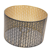 Metal Lampshade E14 E27 Iron Cylinder Shape Hollow Out Leaf Decorative Lamp Shade for Table Wall Ceiling Lamp Black and Gold