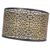 Metal Lampshade E14 E27 Iron Hollow Out Modern Decorative Cylinder Lamp Shade for Table Wall Ceiling Lamp Black and Gold